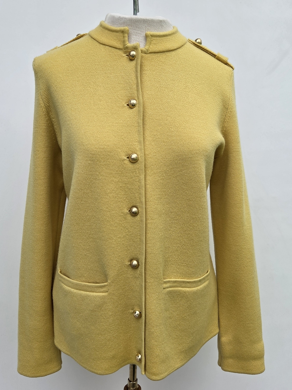 Talbots 100% Pure Merino Wool Knit Cardigan Sweater Size-MP